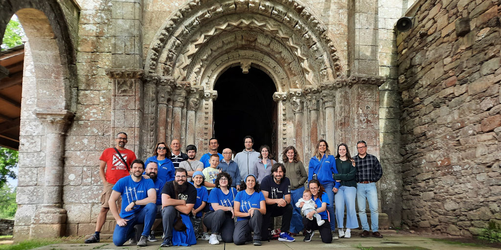 La SVEA en la iglesia de Vilar de Donas